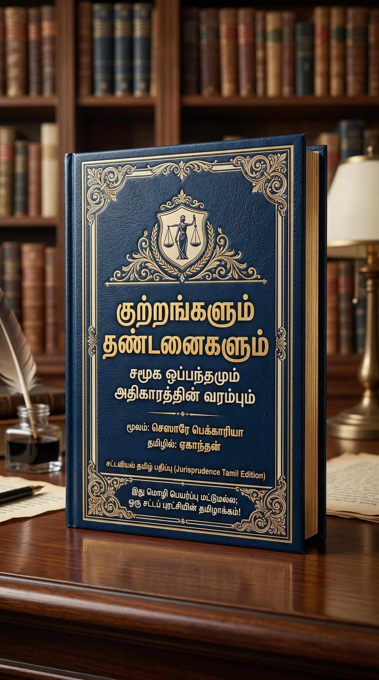 செஸாரே பெக்காரியாவின் குற்றங்களும் தண்டனைகளும் தமிழ் பதிப்பு